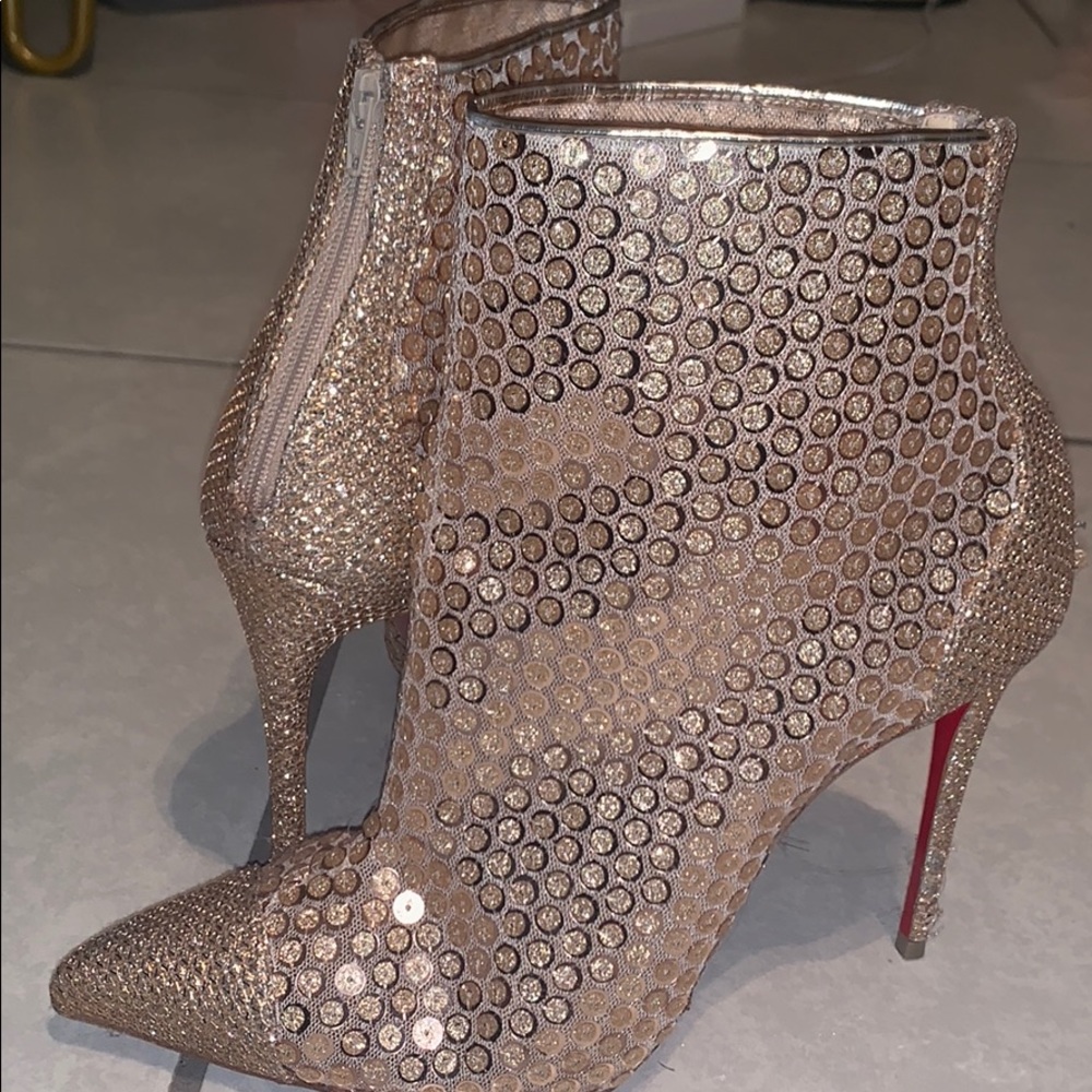 Gold Louboutins